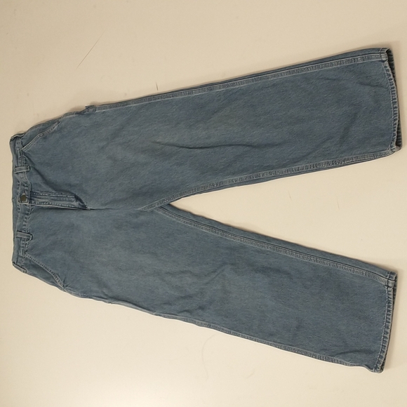 Vintage Osh Kosh B Gosh Carpenter Denim Blue Jeans Women's 29/32 w Measurements - Picture 1 of 15